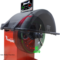 Lawrence Fast Détecteur de largeur de roue sonar LCD 19 pouces Machine pour véhicule Équilibreur de roue automobile pour magasin de pneus