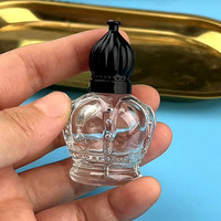 Z006 15ml Flacon à bille en verre portable UV haut de gamme pour échantillons, flacon vide pour huiles essentielles, usage agricole et industriel