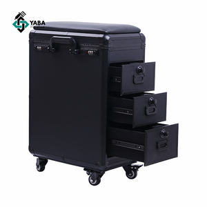 YABA grande capacità del tatuaggio Trolley scatola di trasporto facile con il silenzio ruote e maniglie del tatuaggio bracciolo - Product Image 5