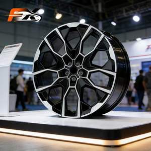 Jantes en alliage d'aluminium forgées sur mesure, design populaire, face usinée noire, 5*112 20 21 22 pouces, pour <span class=keywords><strong>BMW</strong></span> X5/X6/X7 - Product Image 1