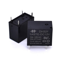 DH32F-1CSTE-DC5V 32F CQC TUV RoHS 10A PCB Miniature Relay 5Pin 5V Peralatan Rumah Tangga Sistem Daya Rumah Pintar Meteran Daya