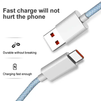 Cable de Datos Trenzado de Nailon de 1M 2M 60w, Cable de Carga USB C a USB C PD para iPhone 15, Cable