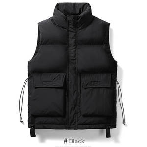 Gilet en duvet Gilet pour hommes Manteau d'équitation pour femmes Couple Duck Down Multi Pocket Tank Top - Product Image 5