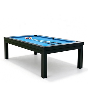 Table de billard extérieure moderne noire, table de billard en aluminium et ardoise de 8 pieds pour villa au bord de la piscine CS-OU03, table de billard extérieure en aluminium de 8 pieds - Product Image 5
