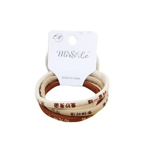 Juego de 3 coleteros MiSiLe de tela de alta elasticidad, casuales, para mujer, en colores variados, hechos en China - Product Image 5