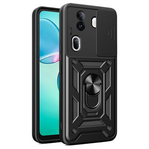 Para Oppo Reno 11 10 8 F17 F21 F17 Pro / Reno 8T 7 6 / A93 <span class=keywords><strong>A94</strong></span> funda deslizante protección de lente de cámara pata de cabra funda trasera de armadura de teléfono - Product Image 1