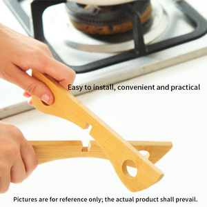 Décoration d'intérieur, outils de cuisine, aide à la cuisson, support de base pour casserole, support d'isolation thermique, support de drainage en bambou pour casseroles - Product Image 5
