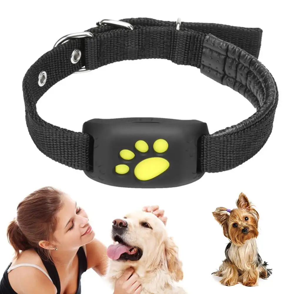 Rastreador GPS para perros y mascotas dispositivo localizador de Rastreador de perros y gatos a prueba de agua, Rastreador GPS en tiempo Real para mascotas, dispositivo de alarma de seguimiento con aplicación gratuita