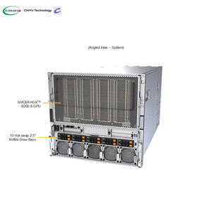 Supermicro SYS a21ge nbrt ai Server 10U Rackmount cho hgx B200 8GPU 14TB hbm3e Bộ vi xử lý có thể mở rộng Xeon kép 32 DDR5 Stock - Product Image 2