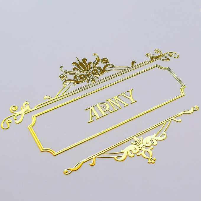 Custom Metallic Sticker Thin Electroform Gold Nickel Transfer Embossed Metal Logo Letter Label 3d Metal Printing Stickers