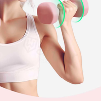 Haltères de yoga et de pilates miniatures, légers, pour la maison, unisexes, pour l'exercice et la remise en forme