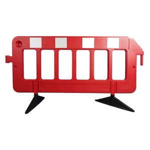 Venta caliente Barandilla de seguridad vial Tráfico Plástico Barrera flexible Cerca del sitio de construcción - Product Image 1