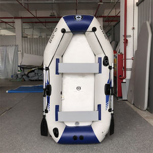 Güneş deniz 230cm2.3m7.5ft 3 kişi kürek Kayak PVC balıkçılık şişme bot ile 3 lüks can yeleği kürekler kürek ve aksesuarları - Product Image 5