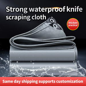 ผ้าใบพีวีซีแบบม้วน 420gsm ผ้าใบคลุมรถบรรทุกพีวีซี ผ้าใบเคลือบพีวีซี - Product Image 5