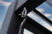 Gazebo de luxe en plein air en gros, toit pare-soleil imperméable à double couche, pergola à lames en aluminium pour villa de villégiature