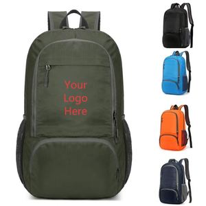 Durable Ultra Lightweight Waterproof Nylon Camping <b>Backpack</b> Outdoor Hiking Daypack Folding Sport <b>Backpack</b> With Custom Logo - Product Image 1