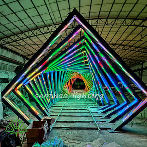 Đèn trang trí đường phố hình điêu khắc LED thành phố SENZHAO, đèn hình đường hầm thời gian, trang trí ngoài trời phát sáng - Product Image 6