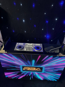 Rgx Hot Bán ngoài trời không thấm nước DJ Booth <span class=keywords><strong>LED</strong></span> màn hình tùy chỉnh sinh nhật đảng Wedding Victory tiệc DJ xách tay <span class=keywords><strong>LED</strong></span> hiển thị - Product Image 3