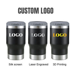 Groothandel Custom Logo 14Oz Drinkhouder 4in1 Auto Reizen Koeler Kan Mouw Met Flesopener Bodem Bpa Gratis