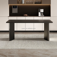 Table à manger DW1379 Quanu, style italien minimaliste, pieds en acier inoxydable, table à manger de style italien, table à manger complète pour la maison, moderne