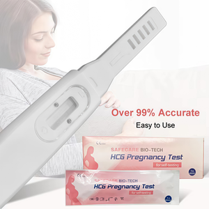 निजी लेबल एचसीग गर्भावस्था परीक्षण पट्टी पैथोलॉजिकल विश्लेषण के लिए लोकप्रिय मैनुअल मूत्र परीक्षण पट्टी - Product Image 4