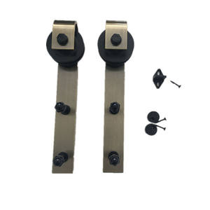 Quincaillerie de porte de <span class=keywords><strong>grange</strong></span> en bronze antique pour porte intérieure - Product Image 1