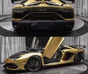 Kit demi-fibre de carbone SVJ modifié Runde pour 11-20 <span class=keywords><strong>Lamborghini</strong></span> <span class=keywords><strong>Aventador</strong></span> LP700 720 pare-chocs avant arrière capot jupes latérales ailerons arrière - Product Image 4