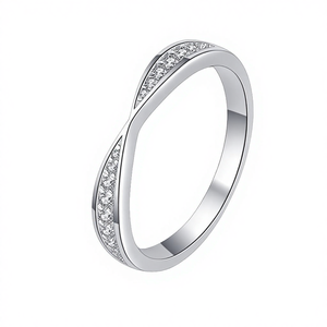 QX Custom Fine Luxury Vintage Jewelry 925 Sterling Silver Moissanite Cocktail Ring Women Wedding Gift - Product Image 4