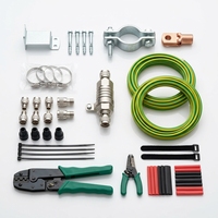 Kit de protection contre la foudre et de mise à la terre coaxiale Arronna avec parafoudre de type N et ensemble de mise à la terre
