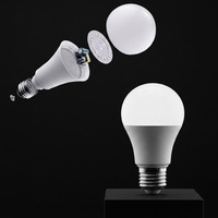 Ampoule LED A60 E27 à haute luminosité, protection des yeux, 6500K, économie d'énergie, 7W 9W 12W 15W, ampoule LED pour éclairage intérieur domestique