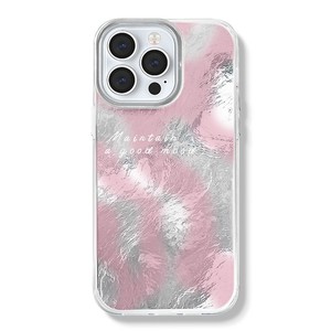 Custodia per telefono verde menta gradiente per <span class=keywords><strong>IPhone</strong></span> 16 15 14 13 12 11 Pro 15 16 Plus trama vortice placcato in argento - Product Image 6