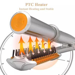 Lisseur et boucleur de cheveux professionnel à rotation bidirectionnelle en céramique tourmaline, chauffage PTC, volumateur, poils ioniques, peigne électrique - Product Image 2