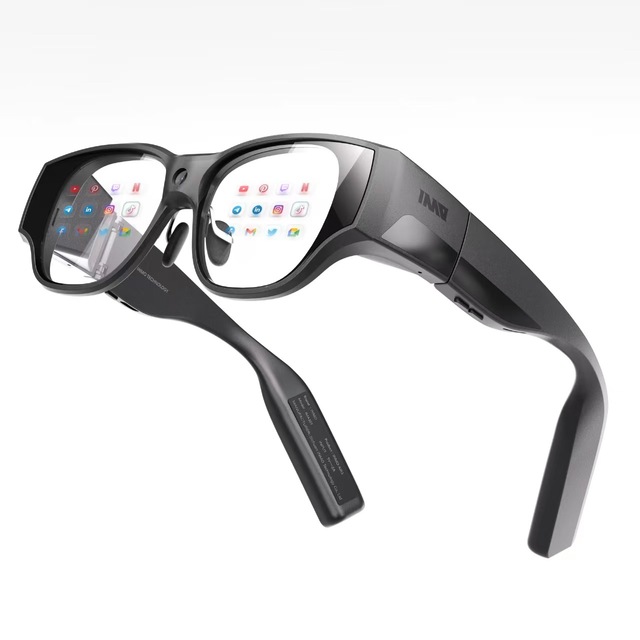 Portable Smart AR Display Glasses Audio and Type-C Connection for Entertainment Work Android 14 Support google Play Install App