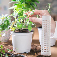 Offre Spéciale 40*170mm translucide mousse pôles empilable en plastique plante pôle plante bâtons sphaigne mousse pôle pour plante grimpante Support