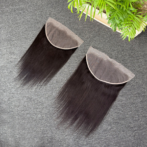 ผมตรง 18 นิ้ว 13x6 HD Lace Frontal Remy Hair ผมบราซิลแท้ 100% ไม่ผ่านการแปรรูป สำหรับผู้หญิงผิวสีดำ สีดำธรรมชาติ - Product Image 6