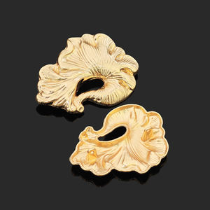 Boutons personnalisés pour vêtements, forme irrégulière, coquillage, conque, étoile de mer, forme spéciale, en alliage, avec tige, boutons métalliques sur mesure - Product Image 3