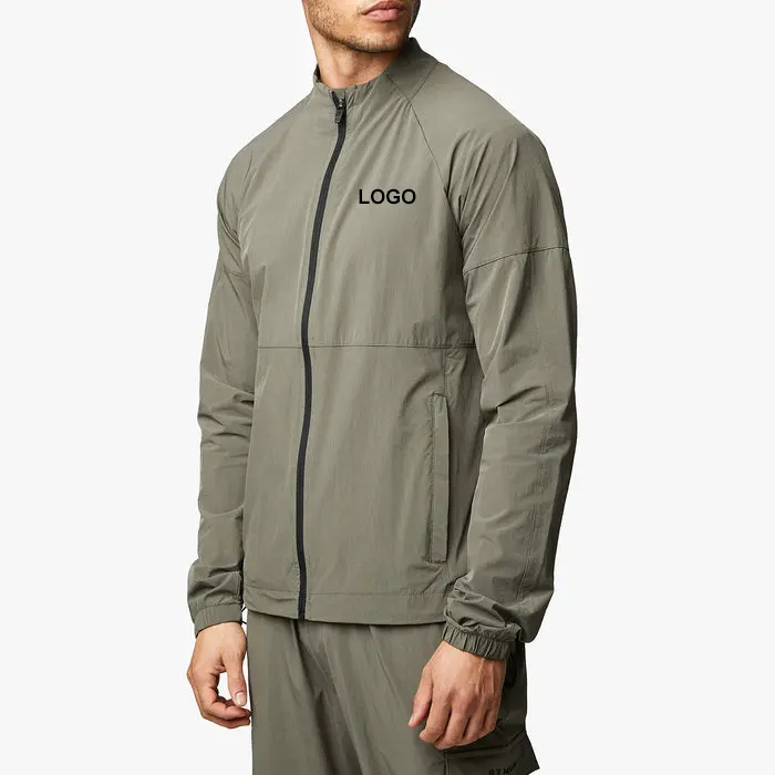 Zip-up Custom Waterproof Lightweight Jacket
