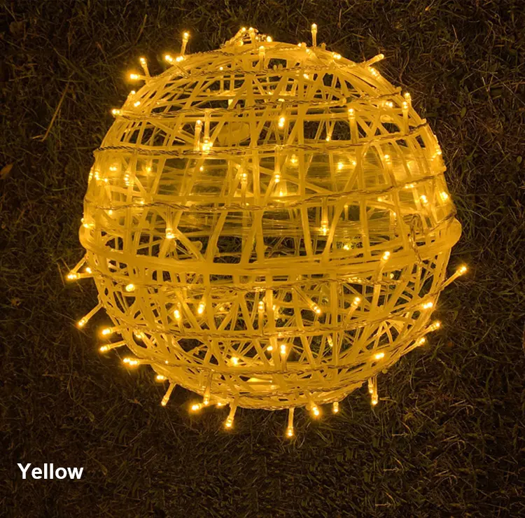 20/30/40/50cm Outdoor Decoration Lighted Up Balls Lamp Christmas Led Lights Home Garden Led Tree Light