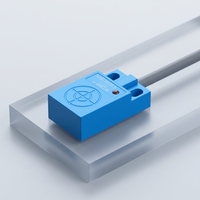 Capteur de Proximité Capacitif Q18C Compact et Fin, Boîtier Carré en ABS Anti-Interférence pour la Détection de Liquides, Grains, Plastiques et Non-Métaux