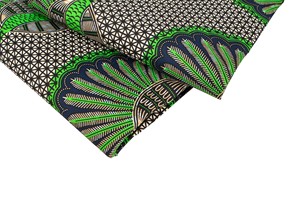 ผ้าคอตตอนพิมพ์ลายแอฟริกันแบบใหม่ 100% ผ้าแว็กซ์คุณภาพเยี่ยม ผ้าปาจน์แอฟริกัน - Product Image 5