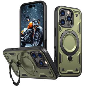 Nouvel arrivage de housse de téléphone Hybrid <span class=keywords><strong>Tough</strong></span> Magnetic Wireless Charging Kickstand pour <span class=keywords><strong>iphone</strong></span> 17 air Pro Max 16 Se Plus 15 14 13 <span class=keywords><strong>12</strong></span> - Product Image 3