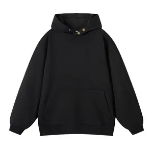 420gsm unisex streetwear boy gömlek özel artı boyutu mens bırak omuz kalın hoodies set eşofman kazak seti