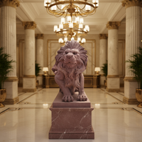 Statues de lion en marbre Statue de lion porte Mable à vendre Statues de lion pour porte