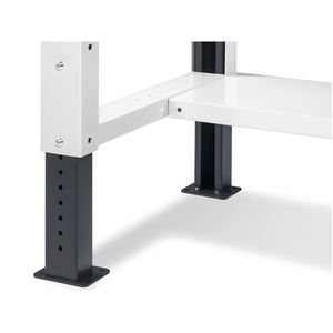 Établi réglable Fami Master BR 150cm avec plateau en bois, 3 tiroirs et mur perforé - Product Image 5