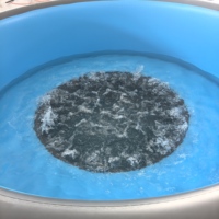 Baignoire à glace portable gonflable, bain chaud SPA avec siège, pour athlètes, thérapie par eau froide, bain de trempage extérieur pour adultes
