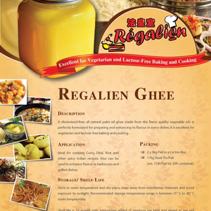 Ghee Vegetal Kim Chuan Vanaspati de Primera Calidad, 99.9% de Pureza, Sin Grasas Trans, Certificado Halal, ISO, HACCP y GMP - Product Image 1