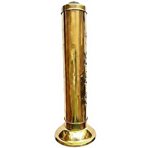 Bruciatore d'Incenso in Ottone Fatto a Mano con Design a Swastika, per Uso Religioso, Decorativo per Tutte le Stagioni - Product Image 2