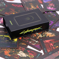 Jeu de cartes de tarot éducatif personnalisé imprimé en couleur avec cartes flash et coffret cadeau écologique