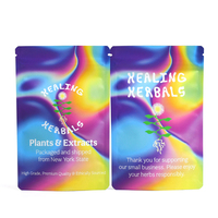 Sachet Doypack Mylar Haute Barrière Anti-Odeur Personnalisé avec Fermeture Zip Refermable pour l'Emballage d'Extraits de Plantes et d'Herbes