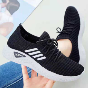 2024 nuevas zapatillas de deporte para mujer, calcetín personalizado transpirable barato, zapatos deportivos para caminar, zapatillas de <span class=keywords><strong>cuña</strong></span> para mujer - Product Image 2